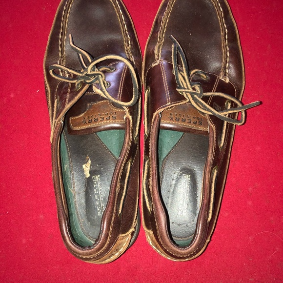 Men’s Sperry Leather Boat Shoes Gold Cup Cushion - Picture 4 of 4